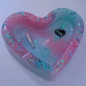Heart-shaped Resin Ashtray